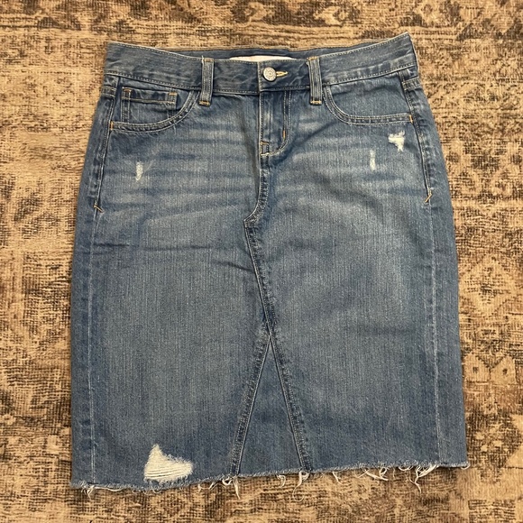 Old Navy Denim Skirt Size 0 - Picture 1 of 5
